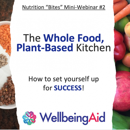 Nutrition “Bites” Mini-Webinar 2: The Whole Food, Plant-Based Kitchen: How to set yourself up for success!